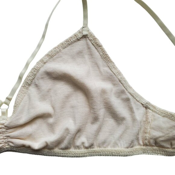 VOLCOM NWT Strappy Lace Bralette Stone Row Collection Stoned Rose (Off White) M - Picture 7 of 16